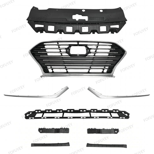 For Sonata18-19 Upper Grille/Lower Grill/Trims/Radiator Cover/Bumper Brackets