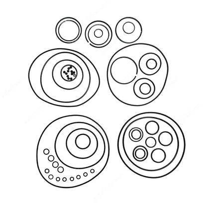 U140E U140F Transmission Master Rebuild Kit Overhaul Seals Fits LEXUS RX ES 3.0L