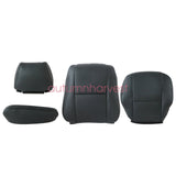 For 07-19 Mercedes-Benz Sprinter Driver Top & Bottom Leather Seat Cover Black