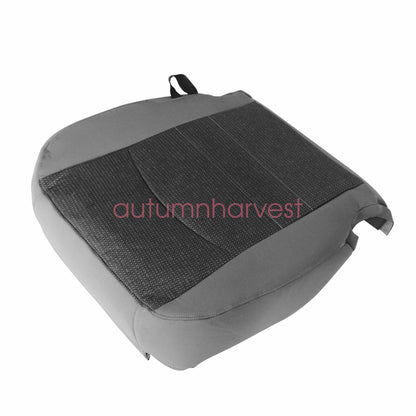 2013-18 For Dodge Ram 1500 2500 3500 SLT Driver Bottom-Top Cloth Seat Cover Gray