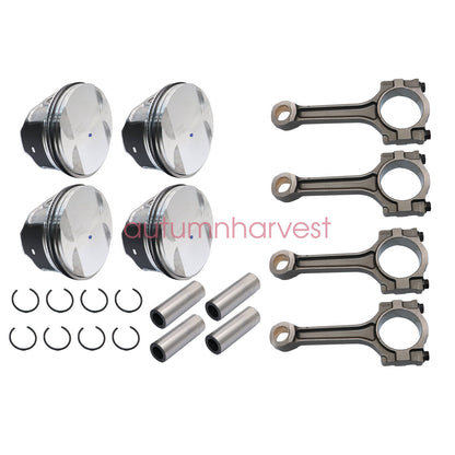 Pistons & Rings Connecting Rod Kit Fit For Buick Chevrolet GMC Saturn 2.4L
