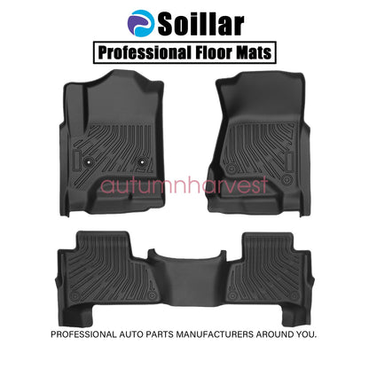 3D Floor Mats For 2015-2020 Cadillac Escalade 2 Row Floor Liners TPE All Weather