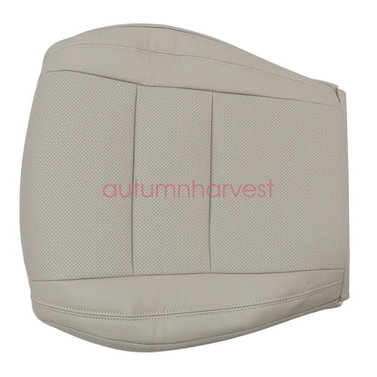 For 2011-2016 Jeep Grand Cherokee Front Bottom Perforated Leather Seat Cover Tan