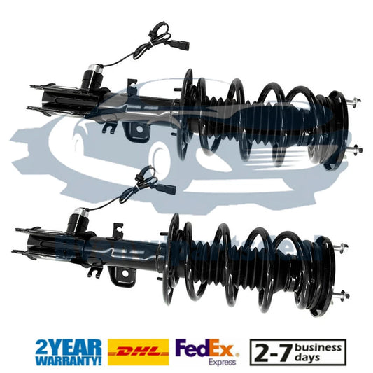 Pair Front Shock Struts Assembly w/Electronic DA5Z-18124-K For Lincoln MKS 13-16