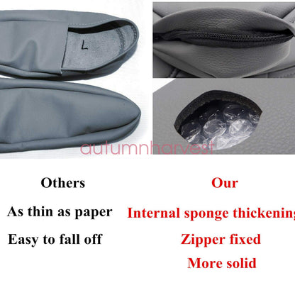 Replacement Leather Front Seat Armrest Cover 2007-09 For Honda CR-V CRV Gray NEW