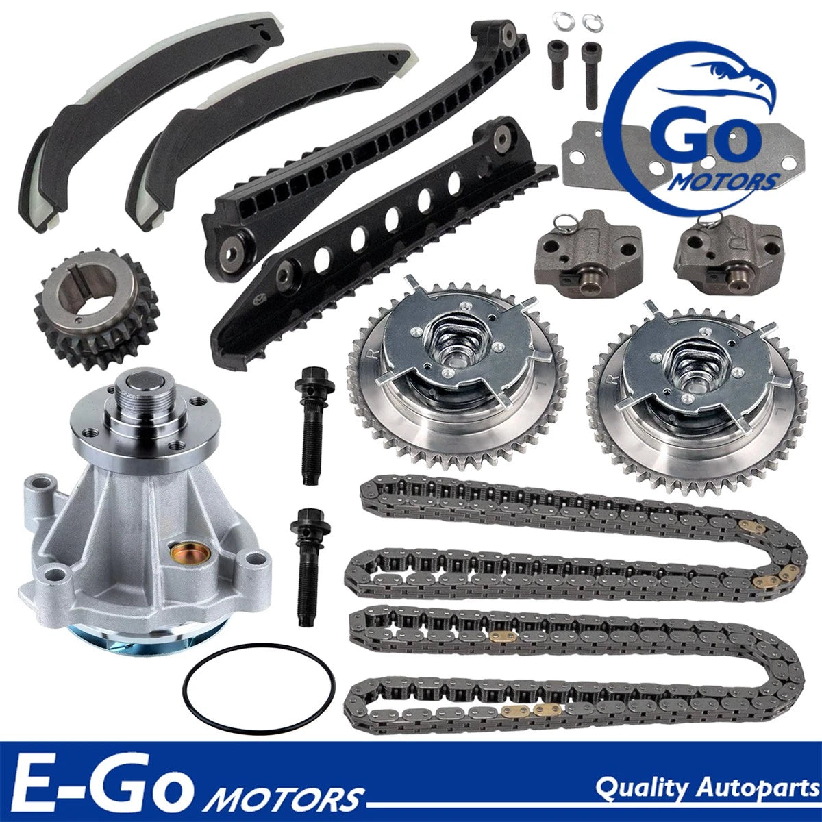 Water Pump Timing Chain Kit Sprocket For Ford Econoline Excursion Lincoln Mark