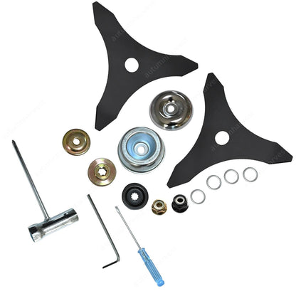 For Husqvarna For Stihl 2 Pack 10"x3 Teeth Steel Weed Eater Blade String Trimmer