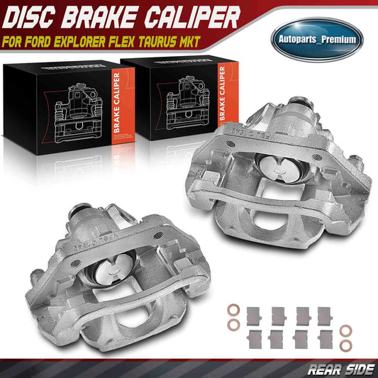 Rear Brake Caliper with Bracket Fits For Ford Explorer 2011-2019 Flex 2010-2014