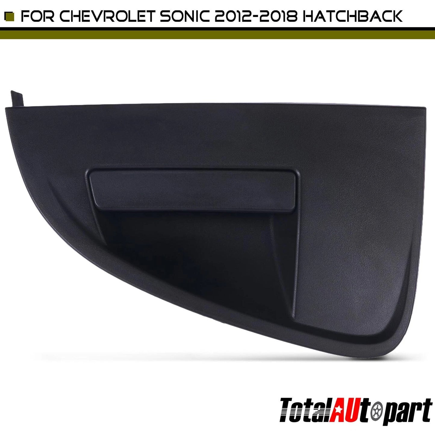 Door Handle 95471001 Black Outer Rear Driver Left LH Side For 2012 - 2018 Sonic