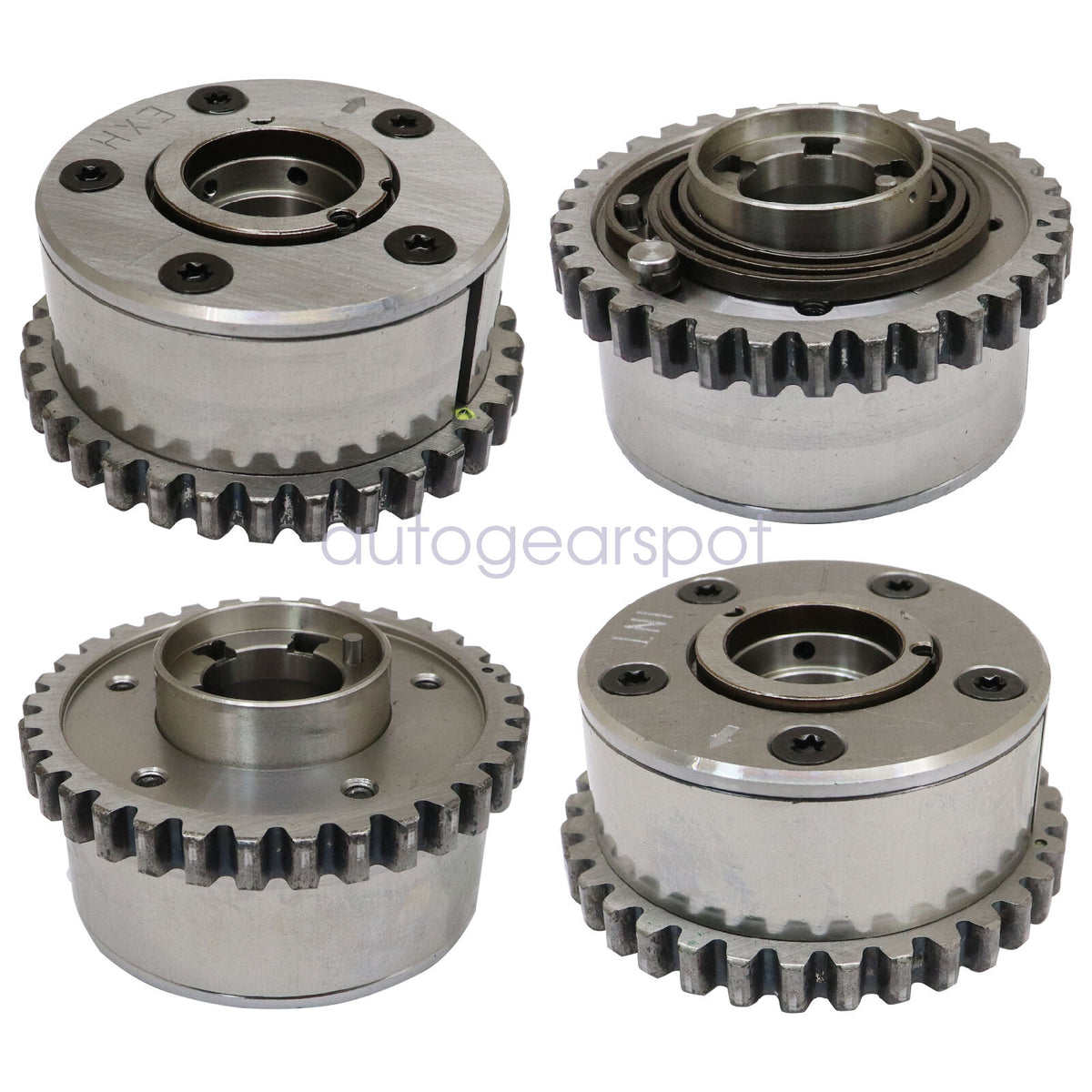 2Pc Inlet +2Pc Outlet VVT Camshaft Phasers For Maserati Ghibli Quattroporte 3.0L