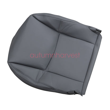 For 2003-2009 Lexus GX470 Driver & Passenger Lower Leather Seat Cover Dark Gray