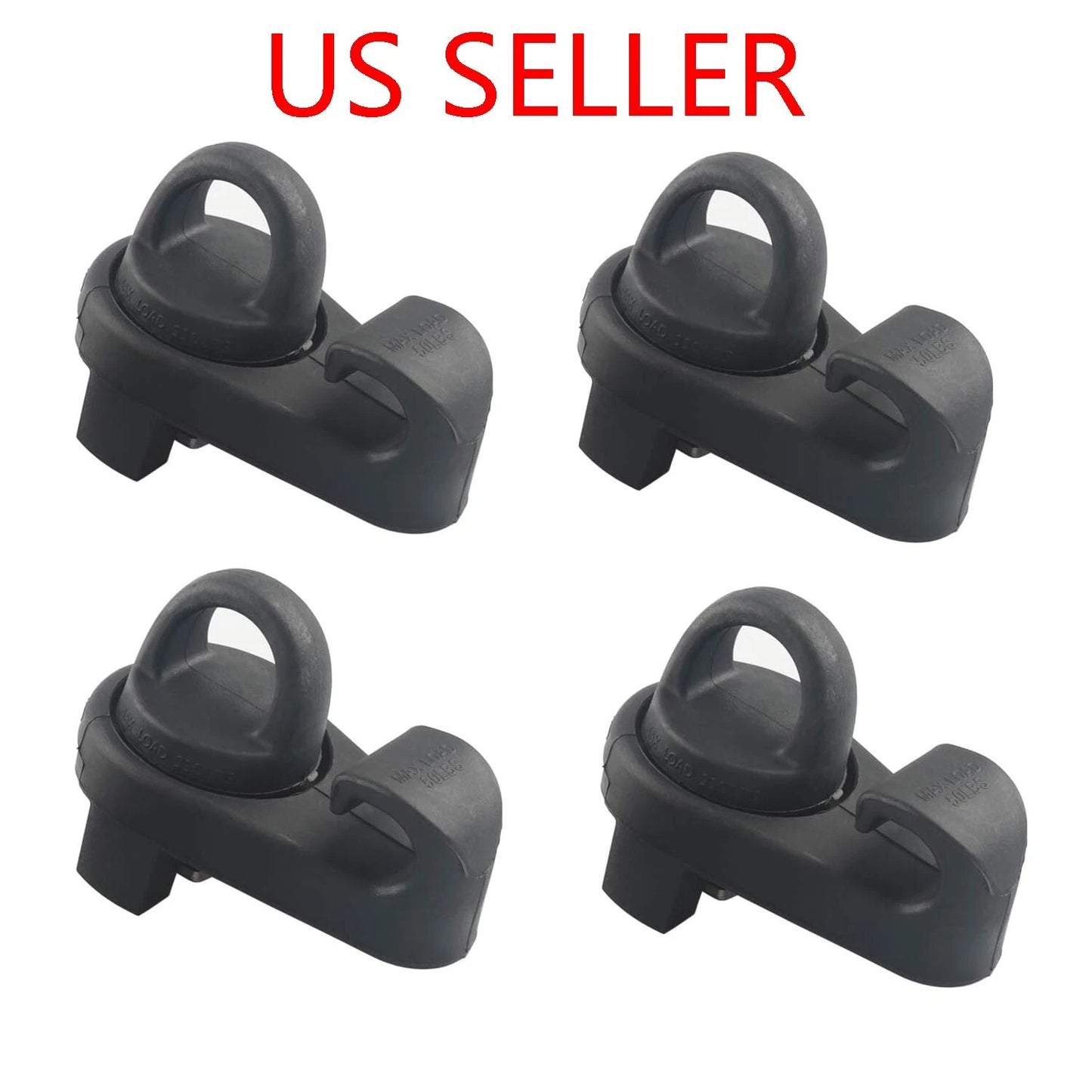 4X Truck Bed Tie Down Hooks Deck Rail For Toyota Tacoma 2005 2006-24 PT278-35075