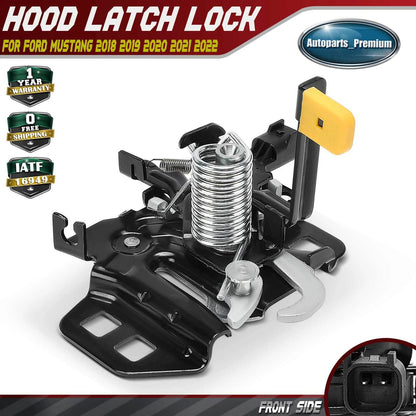 New Front Hood Latch Lock JR3Z-16700-A for Ford Mustang 2018 2019 2020 2021 2022