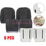 For 2002-2005 Dodge Ram 1500 2500 3500 Front Seat Cover Gray & Foam Cushion
