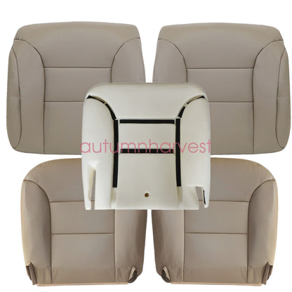 For 1995-99 Chevy Suburban Driver & Passenger Leather Seat Cover & Foam Cushion
