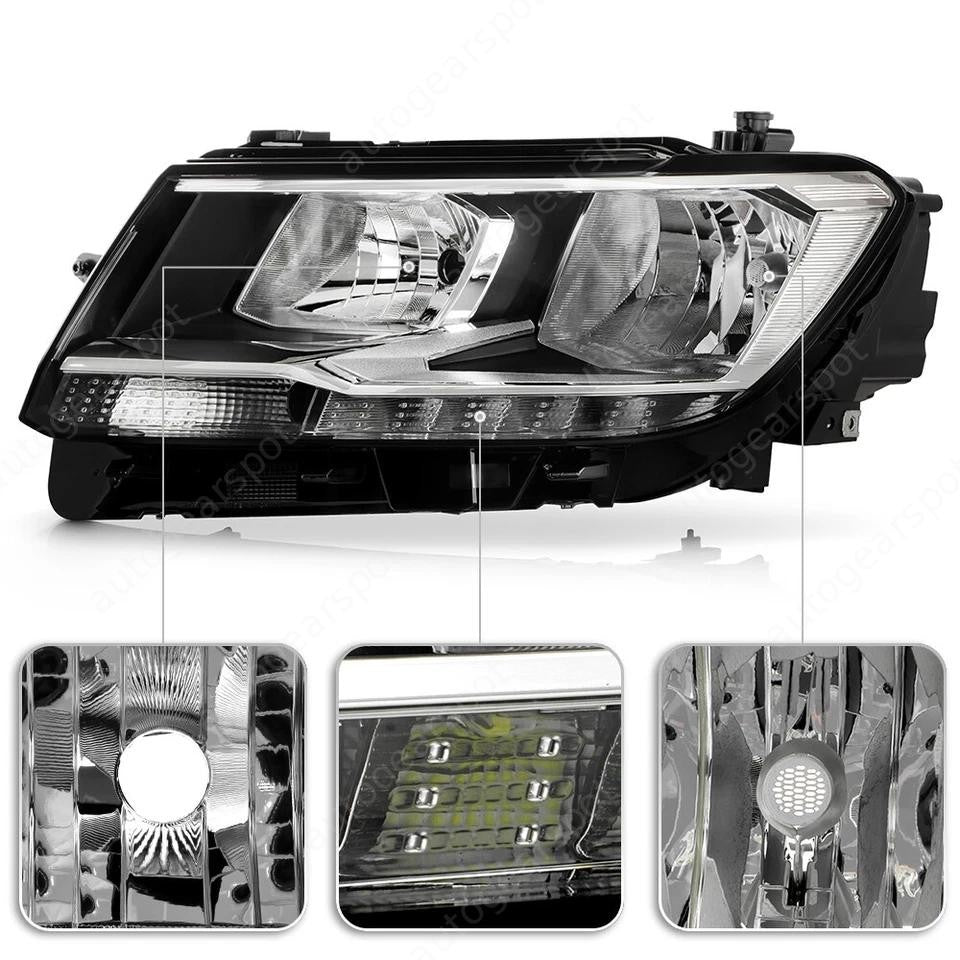 For Volkswagen Tiguan 2018-2021 Left Halogen Headlight w/ LED DRL 5NL941005