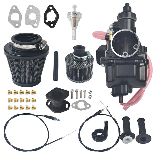 VM22 Carburetor Carb Air Filter Kit Black For Predator 212cc 196cc CT200U KT196