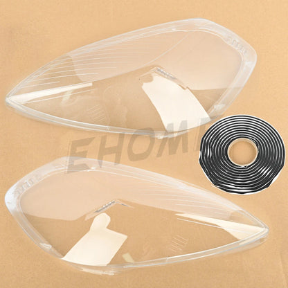 For Buick Enclave 2008-2012 Pair Transparent Headlight Headlamp Cover Lens