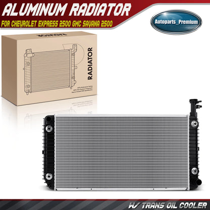 84916454 Radiator For Chevrolet Express 2500 3500 Savana 2500 3500 2021-2023 V8