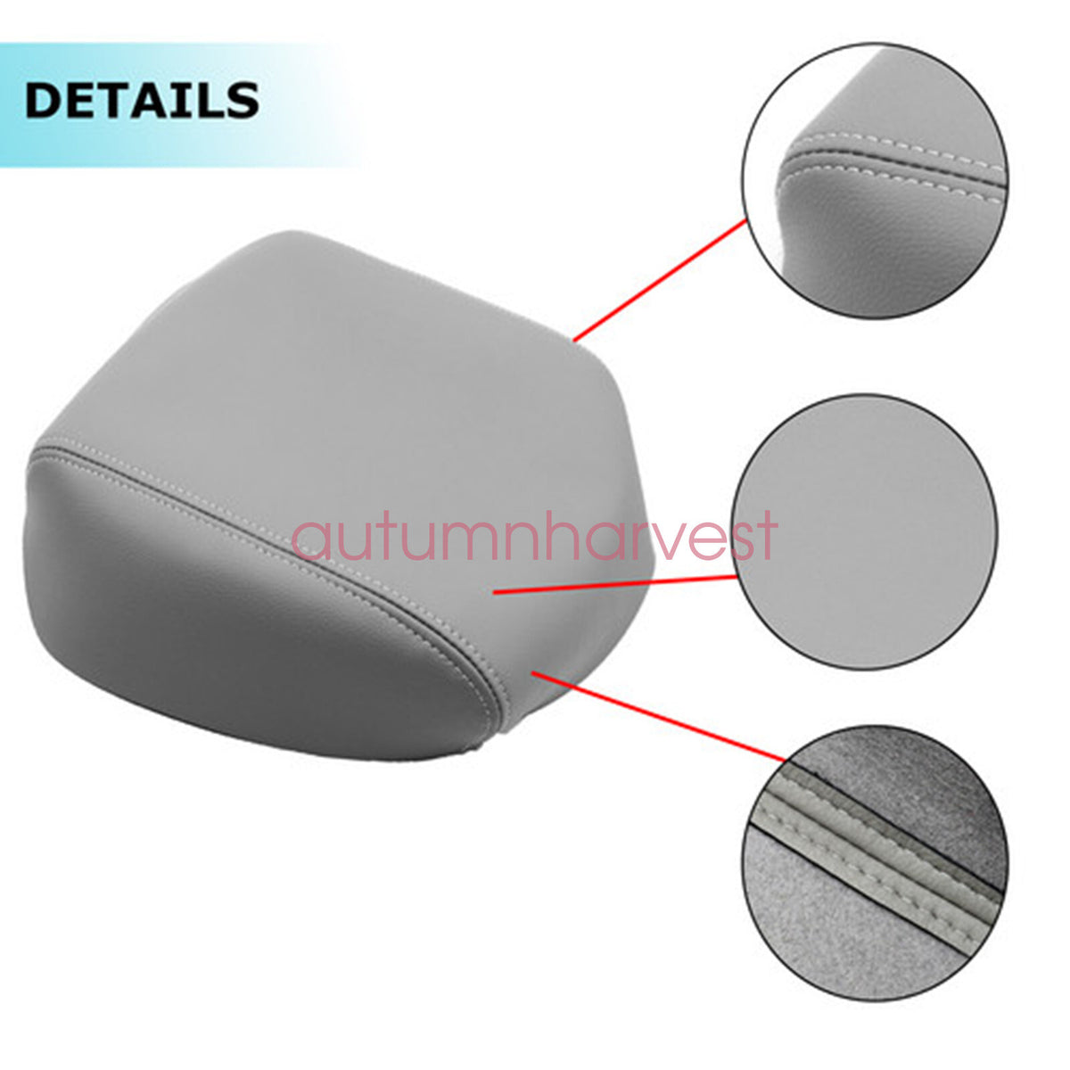 For Honda Pilot 2009-15 Driver & Passenger Door Panel+ Console Lid Armrest Cover