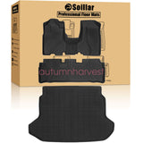 TPE Floor Mats & Trunk Cargo Liner 3D Black For 2002-2006 Honda CR-V All Weather