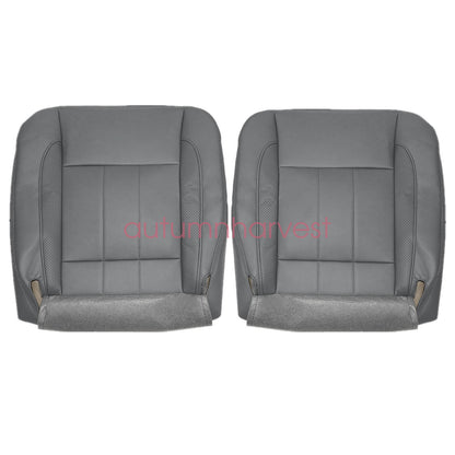 Fits 2006-09 Dodge Ram 1500 Front Leather Bottom Seat Cover & Foam Cushion Gray