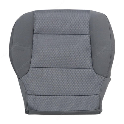 For 2014-2019 Chevy Silverado 2500HD Driver Bottom Cloth Seat Cover Gray & Foam