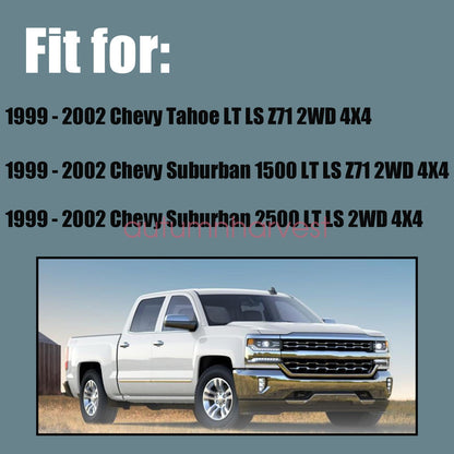 For 2000-2002 Chevy Tahoe Z71 LT Driver & Passenger Leather Seat Cover Tan 922