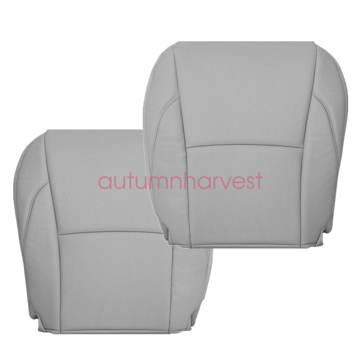 For 2007-2012 Lexus ES350 Both Side Perforated Bottom Seat Cover Leather Gray
