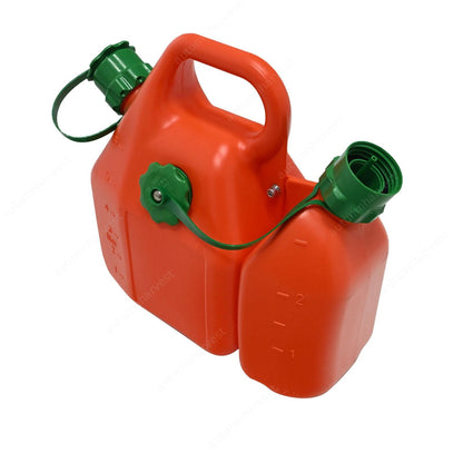 Dual Tank 6 Liter Gas & 2.5 Liter Oil Storage Container For Husqvarna Chainsaw