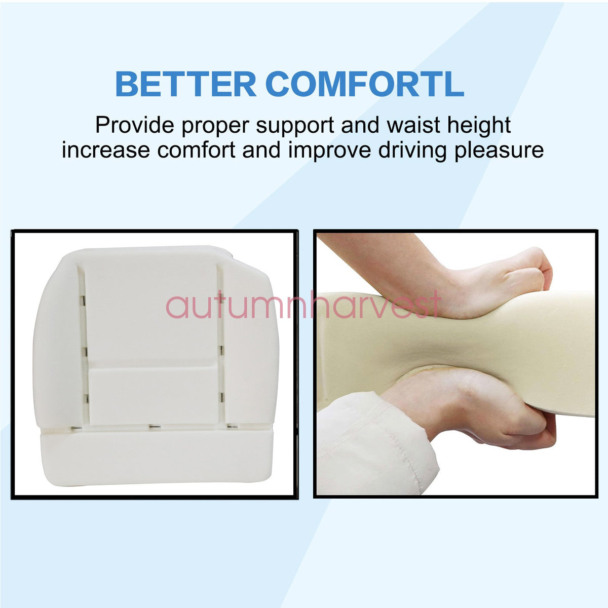For 2004-2008 Ford F150 Extended Cab Driver & Passenger Bottom Seat Foam Cushion