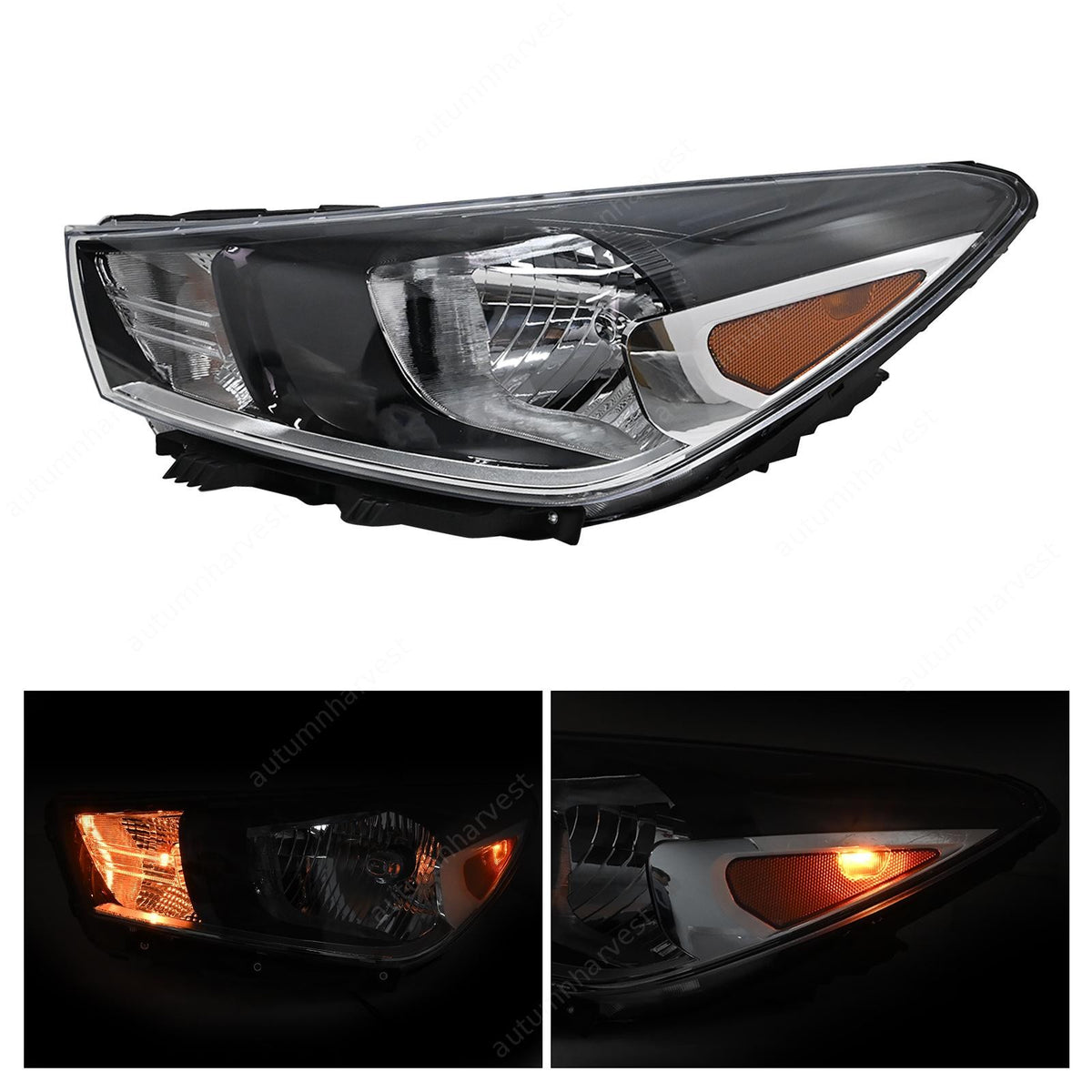 Headlight for 2018 2019 2020 Kia Rio 92101-H9000 Halogen Driver Left Side LH