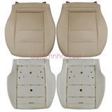 For 2008-14 Mercedes Benz C250 C300 C350 Both Side Bottom Seat Cover Tan & Foam