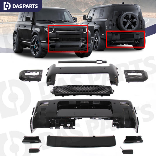 Gloss Black Body Kits Bumper Cover fit Land Rover Defender 90 110 130 2020-2025