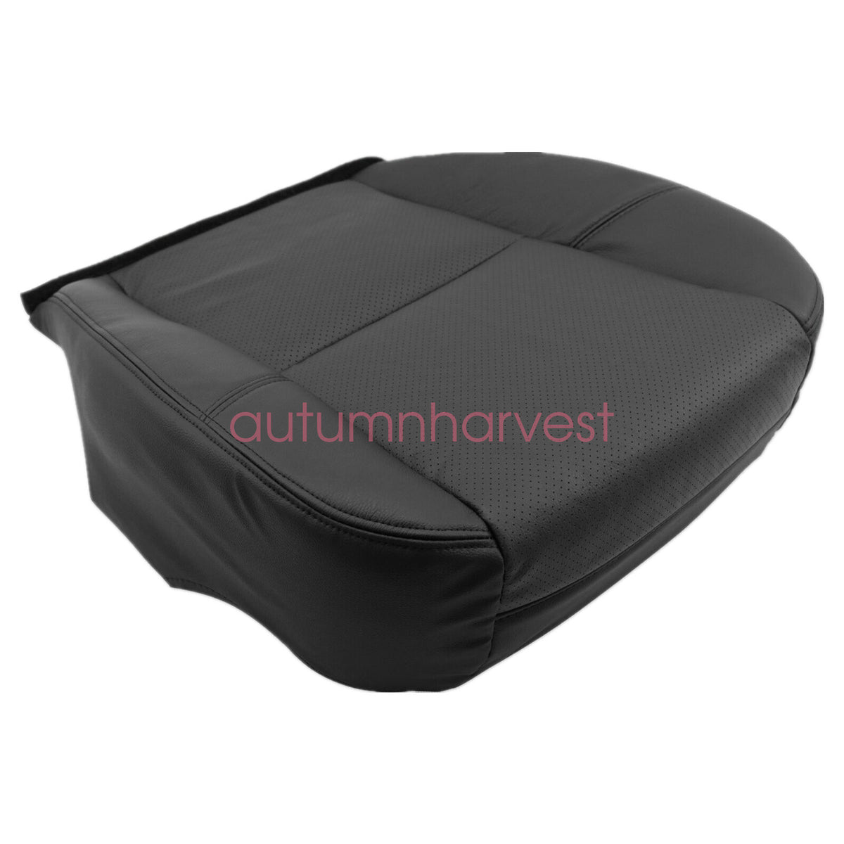 Fits 2007-2014 Cadillac Escalade Leather Seat Cover Black Driver Bottom & Top