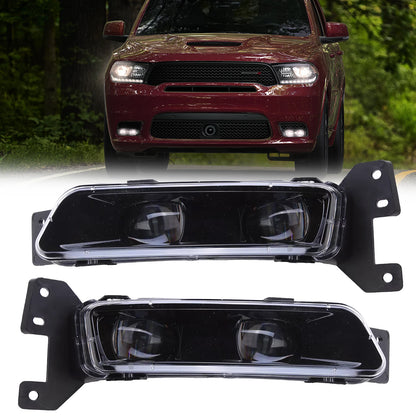 Pair Bumper LED Fog Light Driving Lamp For Jeep Cherokee 2017 2018 2019 2020-22