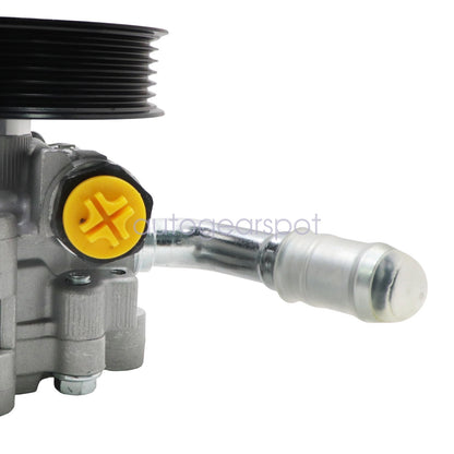 For Chrysler Voyager Ram C/V Dodge Power Steering Pump w/ Pulley & Inlet line