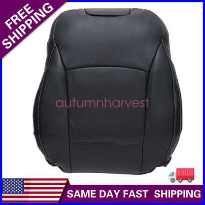 New Driver Top Leather Seat Cover Black For 2017 2018 2019 Subaru Outback Legacy