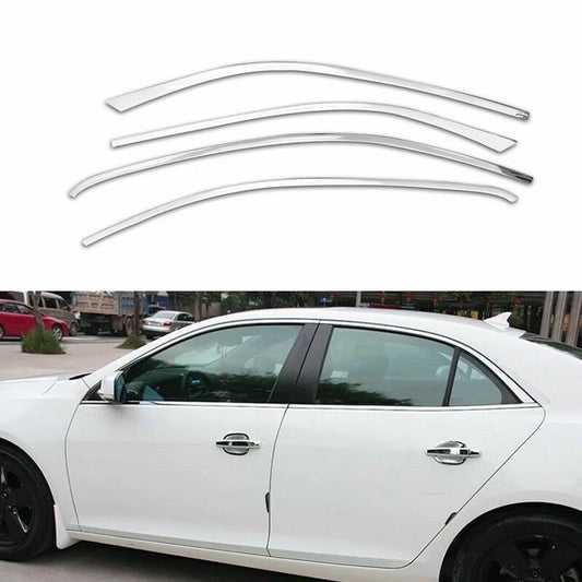 New Side Windows Upper Molding Trim Decoration Strips Fits For Chevrolet Malibu