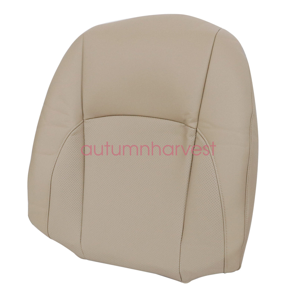 Fits 2007-2012 Lexus ES350 NEW Leather Driver Back Perforated Seat Cover Tan