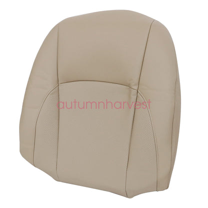 Fits 2007-2012 Lexus ES350 NEW Leather Driver Back Perforated Seat Cover Tan