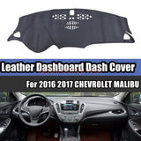Fits 2016 2017 Chevrolet Malibu Dashboard Dash Cover Mat Dashmat Leather Black