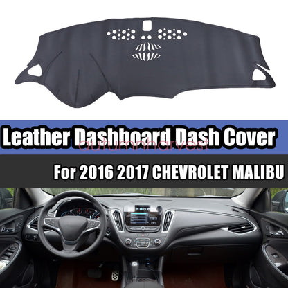 Fits 2016 2017 Chevrolet Malibu Dashboard Dash Cover Mat Dashmat Leather Black
