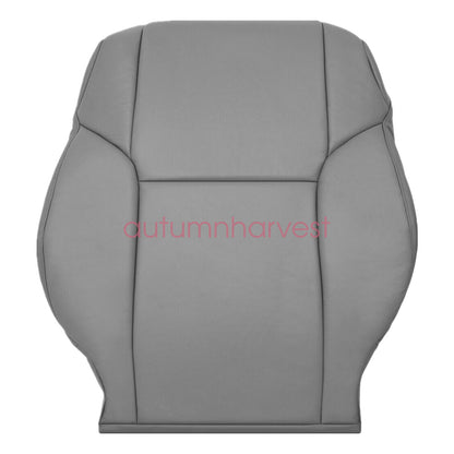 Fits 2003-2009 Toyota 4Runner Driver Bottom & Lean Back Leather Seat Cover Gray