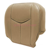 For 2003 2004 2005 2006 Silverado Sierra Driver Bottom & Top Back Seat Cover Tan