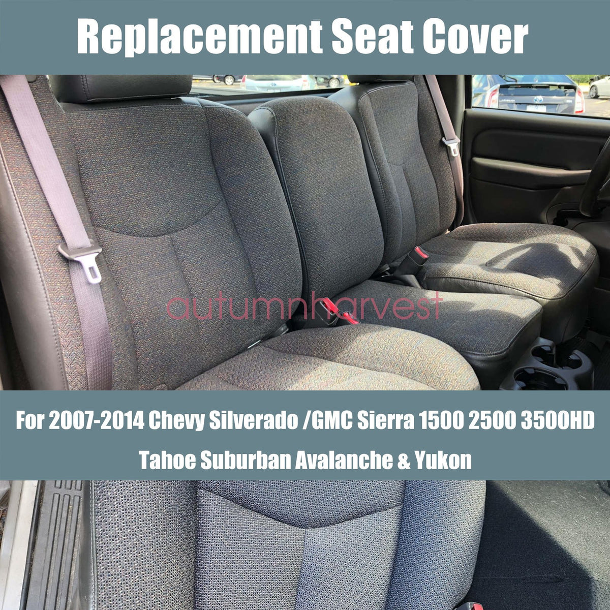 For 2003-2007 Chevy Silverado WT Driver Bottom Cloth Seat Cover & Foam Cushion