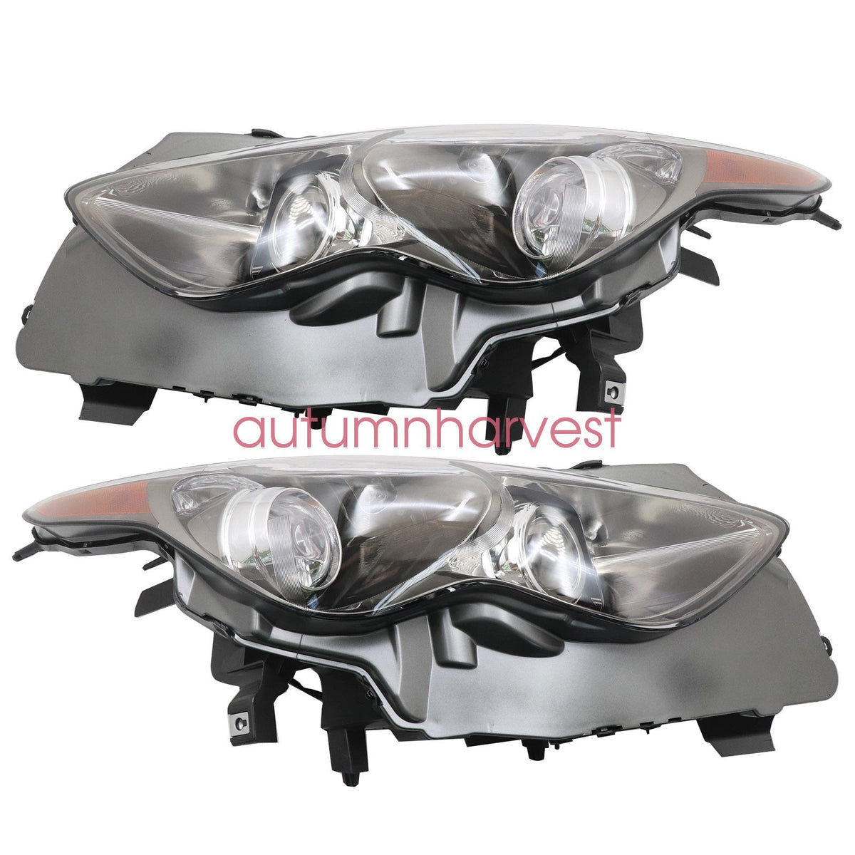 2x Headlights For 2009-2013 Infiniti FX35 FX50 QX70 14-17 w/o Sport Pkg Non-AFS
