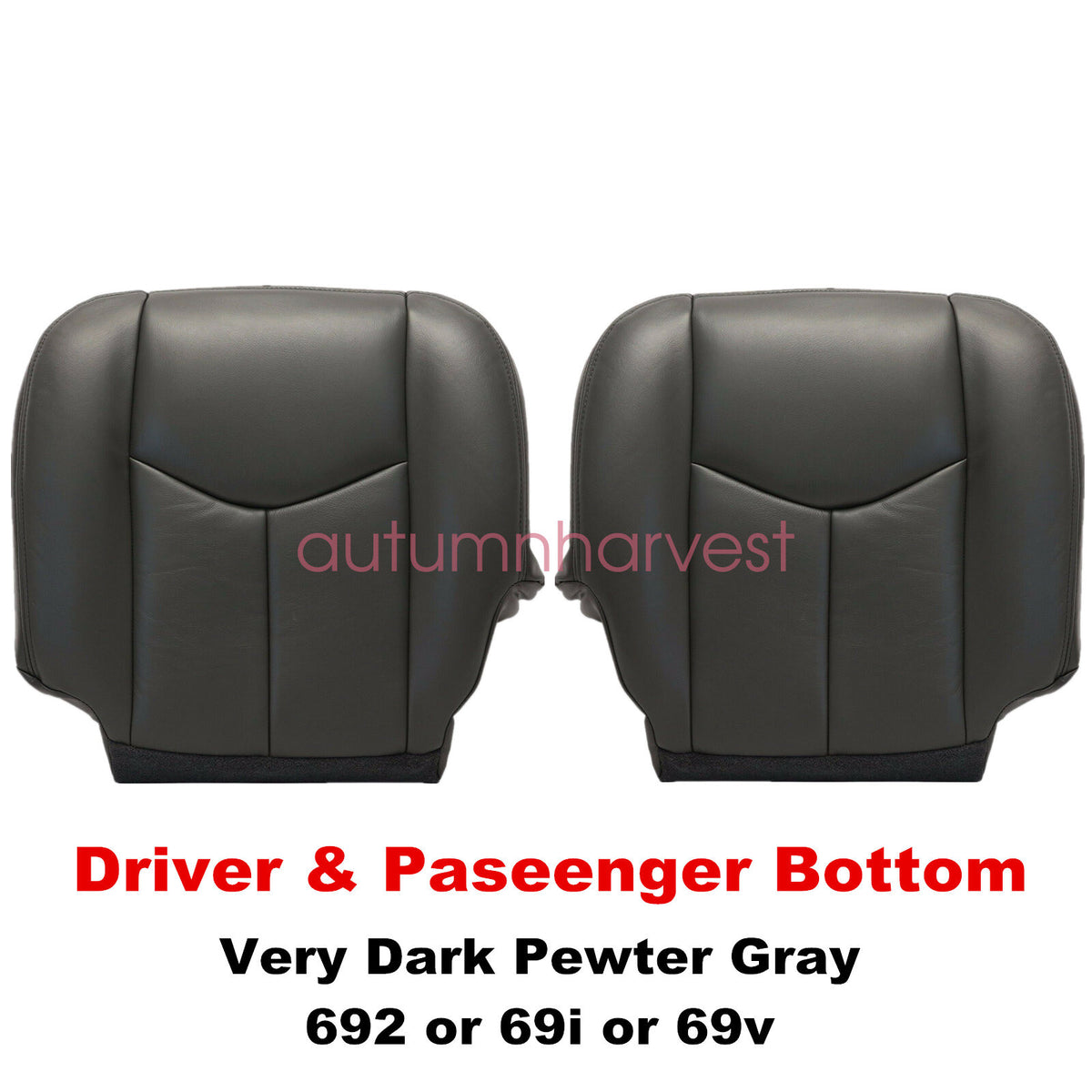 2003-2006 For Chevy Silverado Avalanche & GMC Sierra Seat Cover Dark Gray #692