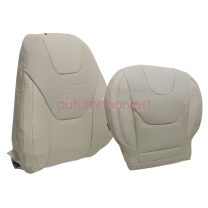 Driver Bottom-Top Replacement Seat Cover Tan For 2013-2017 Ford Fusion Titanium