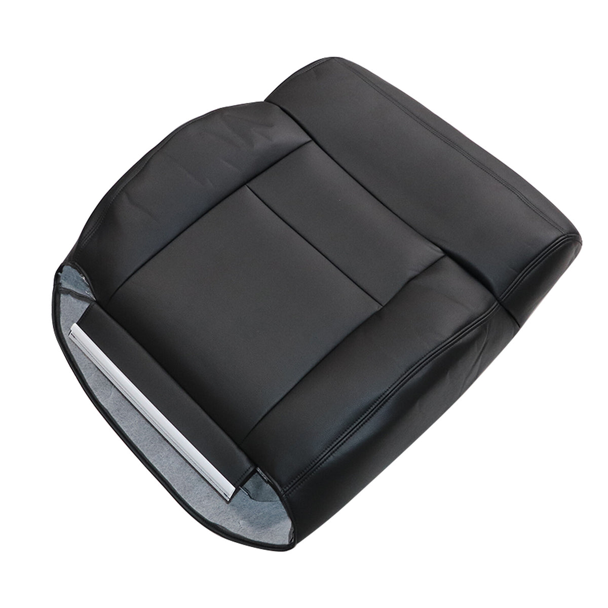 Fits For 2004 2005-2008 Ford F150 Leather Seat Cover Front Bottom & Top Black